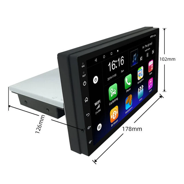 7" Double Din Android Car MP5 Player Radio GPS Navigation Wifi for iOS/Android