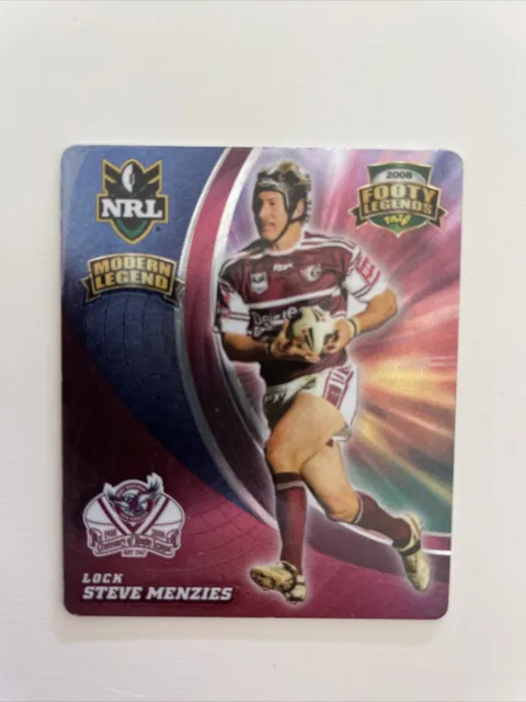 2008  Rugby League  Tazo  #52  Steve Menzies,  Manly Sea Eagles