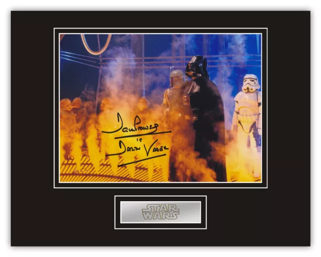 SALE Star Wars Dave Prowse (Darth Vader) Signed 14x11 Display DV9