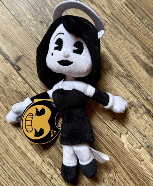 BENDY AND THE Ink Machine Alice Angel Plush Toy Black White NWT
