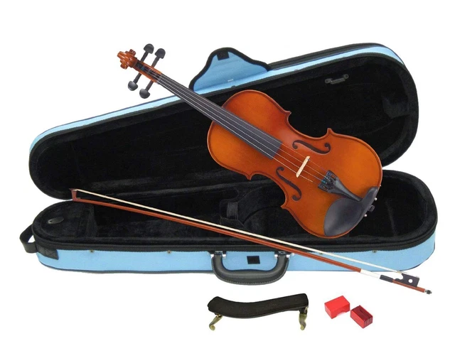 CARLO GIORDANO VIOLIN Set VS-1C 1/16 with Light Blue Case EUR 360