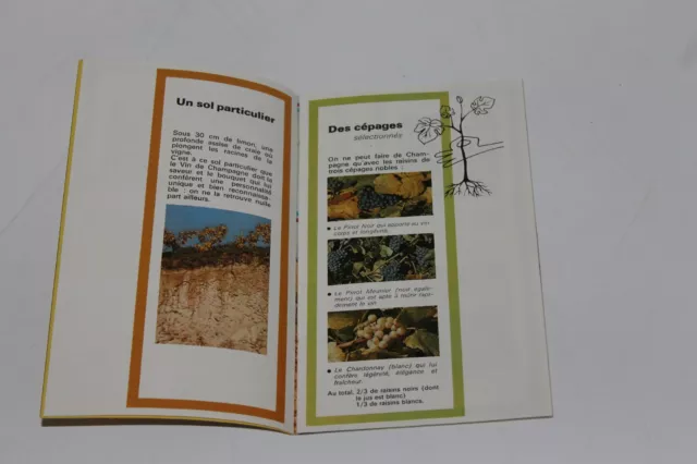 70s booklet pamphlet brochure Moët & Chandon champagne wine France winery 2