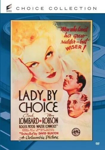Lady By Choice DVD (1934) Carole Lombard, May Robson, Roger Pryor, David Burton