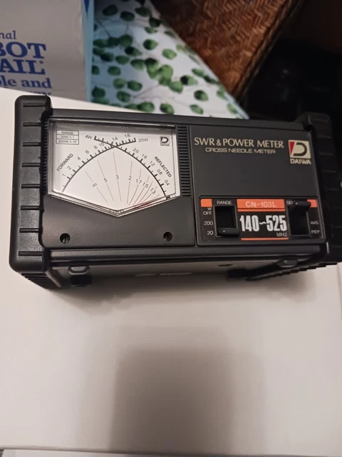 DAIWA CN-103L SWR & Power Cross Needle Meter 140-525 MHz 20w