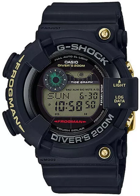 Casio G-Shock GF8235D-1B 35e anniversaire Frogman or noir résistant solaire