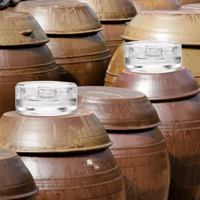 Mason Jar Glass Weights & Fermenting Lid Set-DC