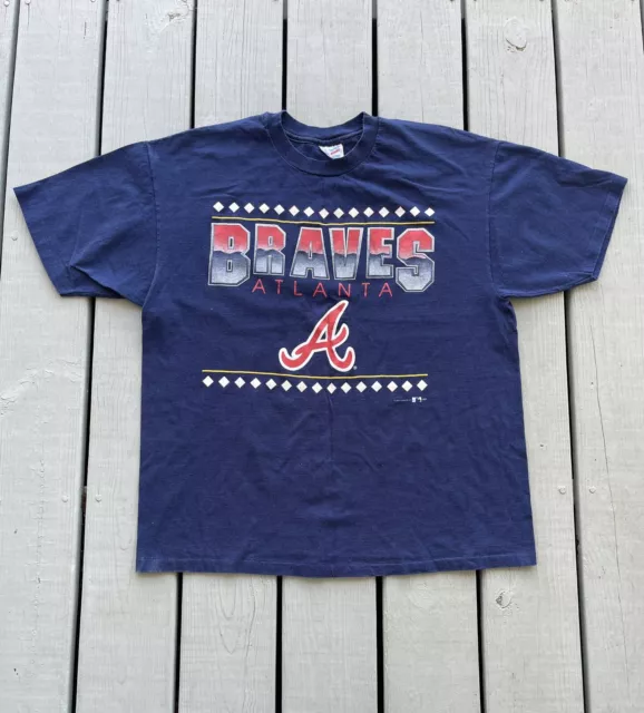 Vintage S Atlanta Braves 90s Single Stitch Shirt – Village Vintage