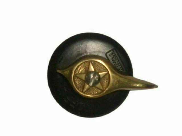 Boucle De Ceinture Vintage Dyna Bucke - Casque Moto Cloche Années 80 - Bronze Massif