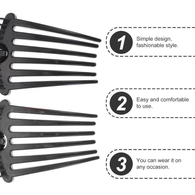 Ponytail Hair Comb with Elastic Band - Easy and Stylish Accessory