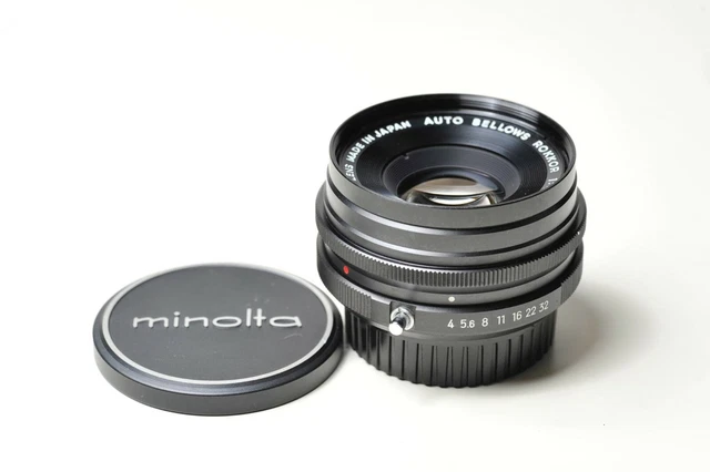 MINOLTA AUTO BELLOWS＆MACRO ROKKOR 100mm Minolta Auto Rokkor 100mm F/4 Bellows | LENS-DB.COM