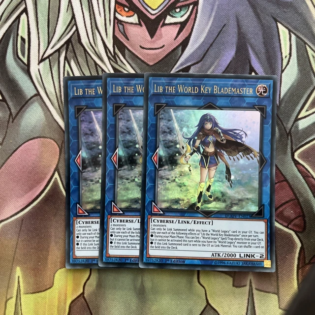 DUOV-EN023 X3 LIB the World Key Blademaster Ultra Excellent État Yugioh ...