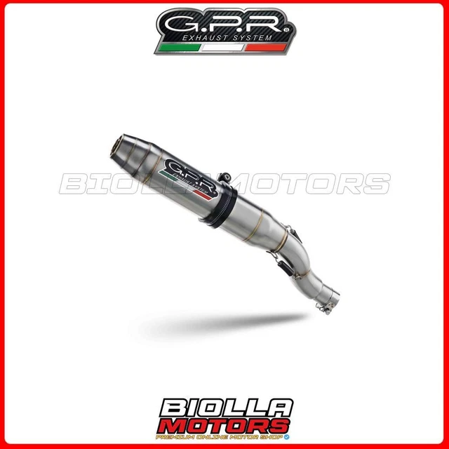 SCARICO GPR ZONTES 350 R1 2022-2024 e5 OMOLOGATO Deeptone Inox E5.Z.10 ...