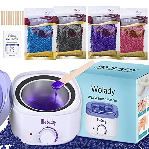 Scaldacera Professionale Wolady Scaldacera Elettrico 500ml Kit Depilazione Cera