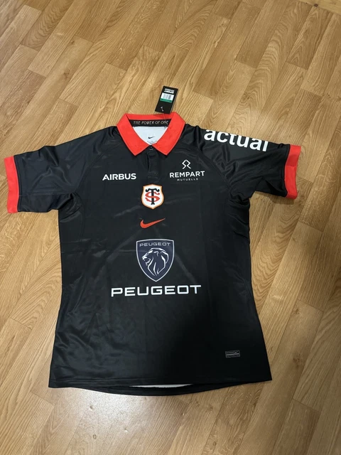 Maillot De Rugby Stade Toulousain Nike – Noir, Taille 3XL, Unisexe, état Neuf (porté ?)