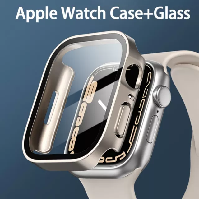 Cover Waterproof Case Screen Protector For Apple Watch Ultra Series 8 7 6 SE