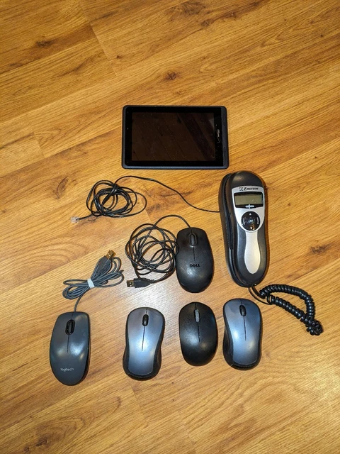 Miscellaneous Electronics Lot Junk Drawer Computer Mouse Phone Tablet Etc
