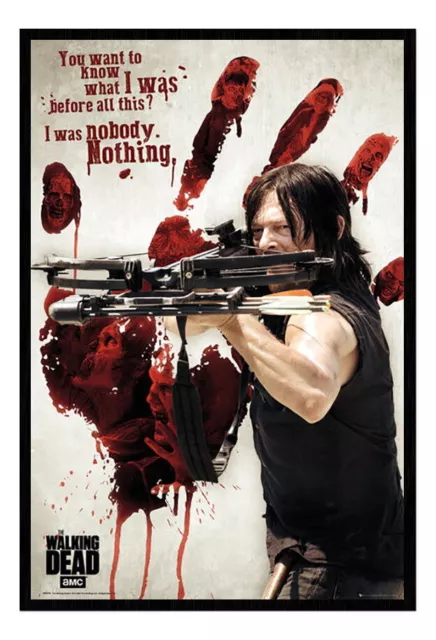 89449 The Walking Dead Daryl Bloody Hand & Crossbow Wall Print Poster Plakat