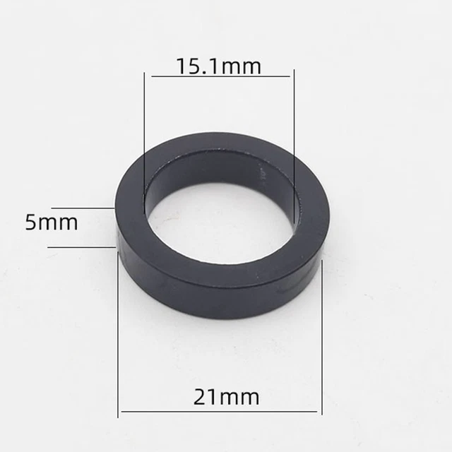 BICYCLE THRU AXLE Washer M12x3/7.5mm, M15x0.2/5mm Hubs Axle Flat