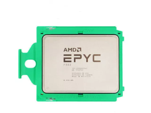AMD EPYC 7302 CPU SP3 Processor 16 core 100-000000043 3.0 GHz for Dell Server