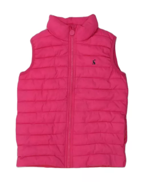 JOULES Girls Padded Gilet 5-6 Years Pink Polyamide AJ10