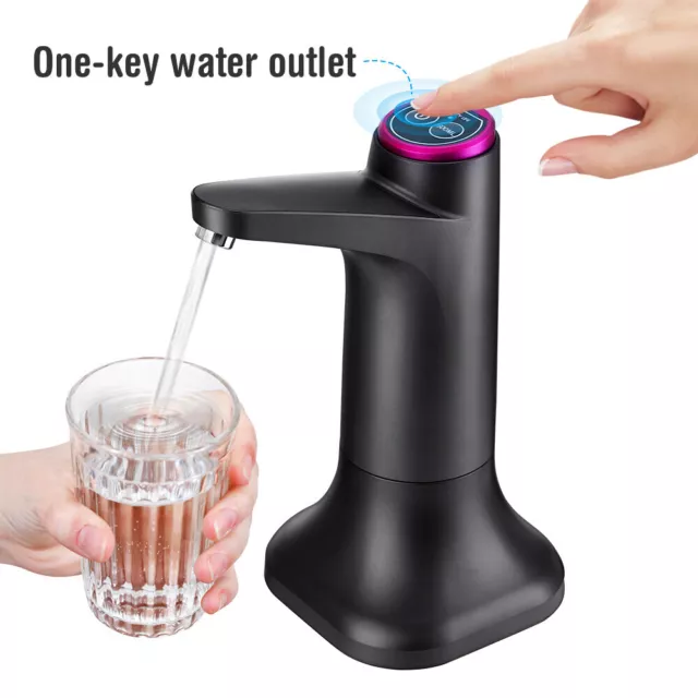 Electric Automatic Water Bottle Switch Pump Dispenser Drinking USB Rechargeable