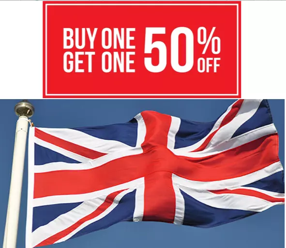 80th D-Day 6th June Large 5ft X 3ft Union Jack UK GB Flag Speedy Delivery