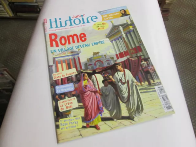 JUNIOR HISTOIRE 135 ..rome , un village devenu empire ..