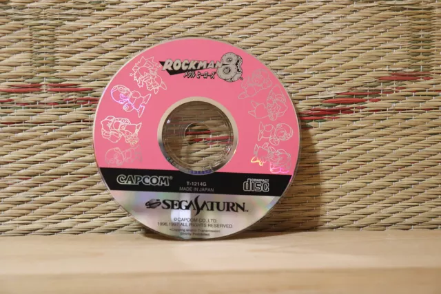 Rockman 8 Metal Heros disc only edition Sega Saturn SS Japan VG!