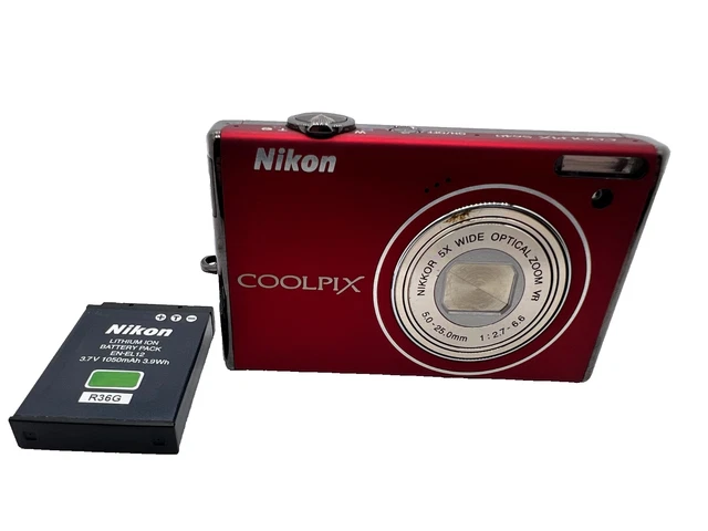 NEAR MINT] NIKON COOLPIX S4400 Red 20.1MP 6x Zoom Digital Camera