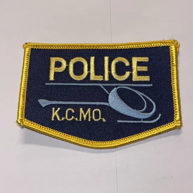 Kansas City Missouri Aviation Police Patch Kcmo Helicopter Obsolete Shoulder