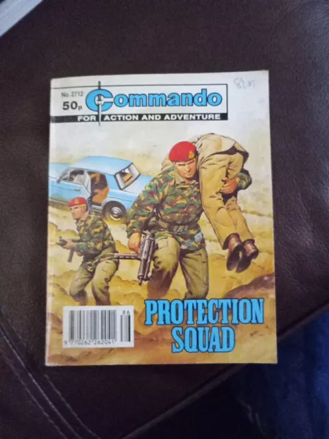 Classic Commando Comic Number 2712 Protection Squad