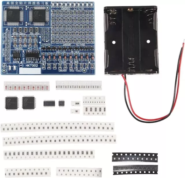 SMD/SMT Components Soldering Practice Skill Board Electronic Project DIY Kits