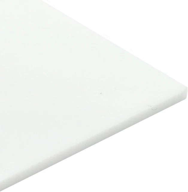 3mm White Gloss Acrylic Sheet A3 420 x 297 - Perspex Safety Glazing Frame Plast