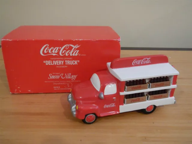 Dept 56 Snow Village - Coca Cola Delivery Truck - #56.54798 - Free Ship