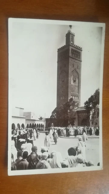 CPA - CASABLANCA Ceremonial Arrival of the Sultan for Prayer at the Great Mosque