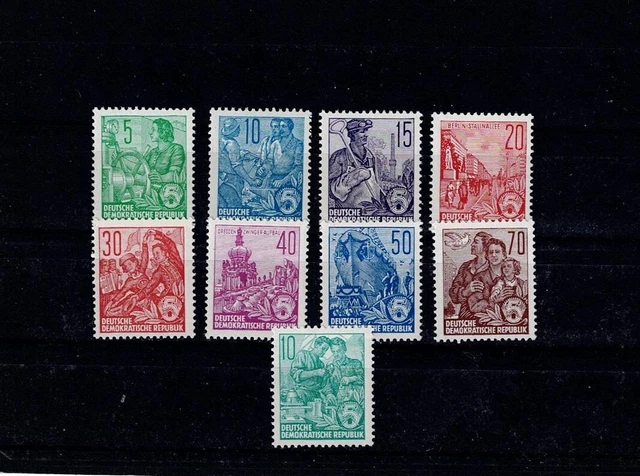DDR  5 Jahrplan VI Mi.Nr. 577-85 + 704 B  postfr.  ansehen  !!