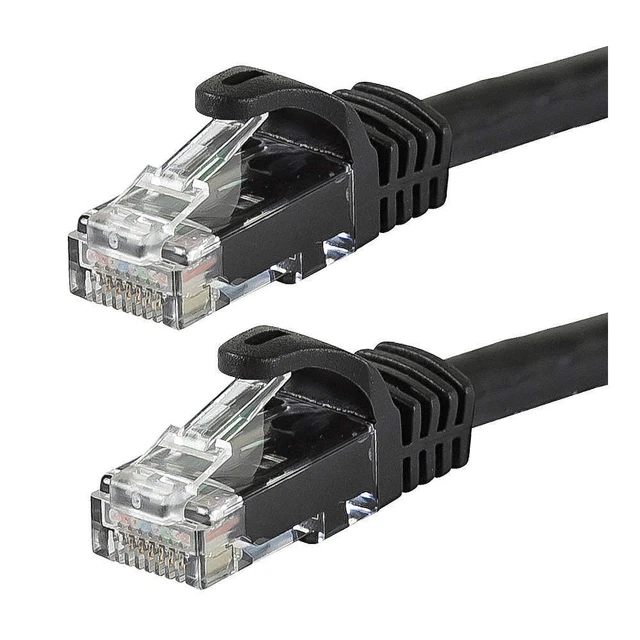 MONOPRICE 9787 Patch Cord,Cat 6,Flexboot,Black,30 ft.