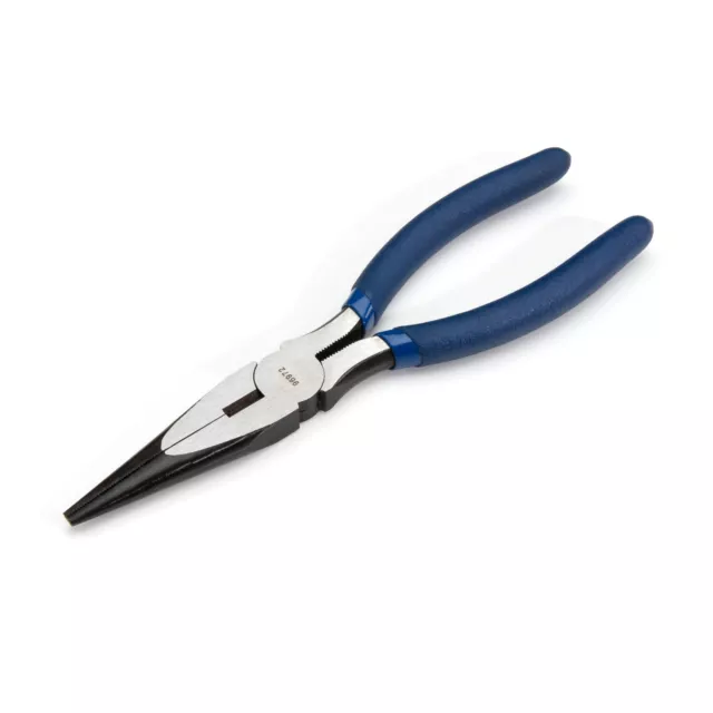 STEELMAN 8-Inch Long Needle Nose Pliers with Wire Cutter, 96972
