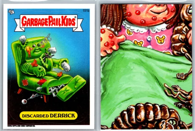 2013 Topps Garbage Pail Kids Brand-New Series 3 GPK Card Discarded Derrick 151b