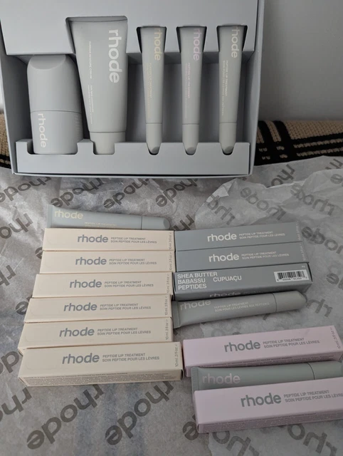 Rhode Peptide Lip Treatment Trio Set - Watermelon - Salted Caramel - Unscented