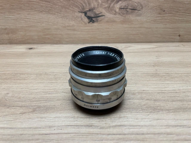 Carl Zeiss Jena Tessar 50mm 1:2.8 Red T 12 Blades M42 Objektiv