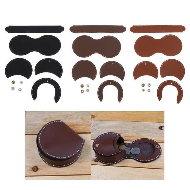 Cartera de cuero juego de manualidades joyería auriculares bolso Leathercraft
