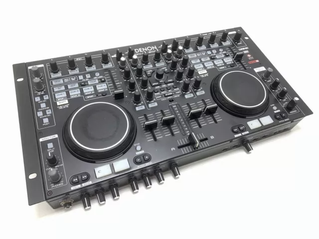 DENON DN-MC6000 MIXER 4 Deck DJ Controller USB WORK with Original CASE Good Look