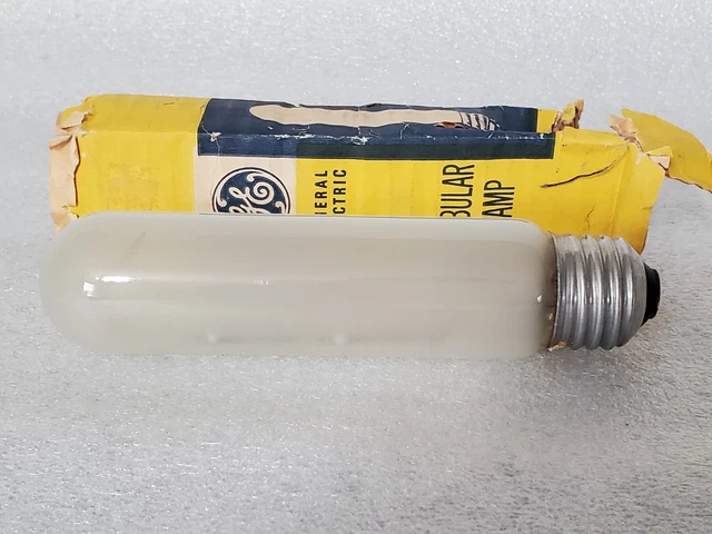 GE Frosted Tubular Lamp FG1048-AX1 (NOS)