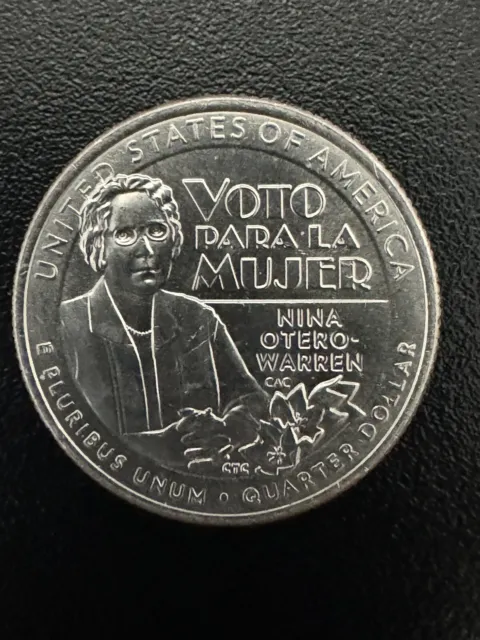 2022 D Voto Para La Mujer Quarter - Rare