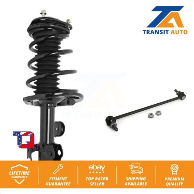Front Right Complete Shock Assembly And TQ Link Kit For Toyota Prius V Scion tC