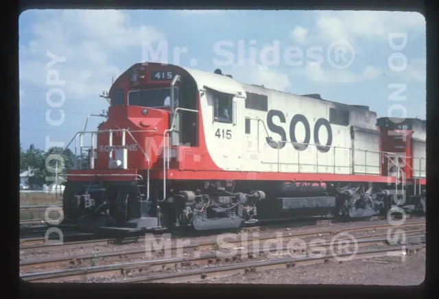 Duplicate Slide SOO Line Rare 'Dolly Sister' ALCO RS27 415 In 1963