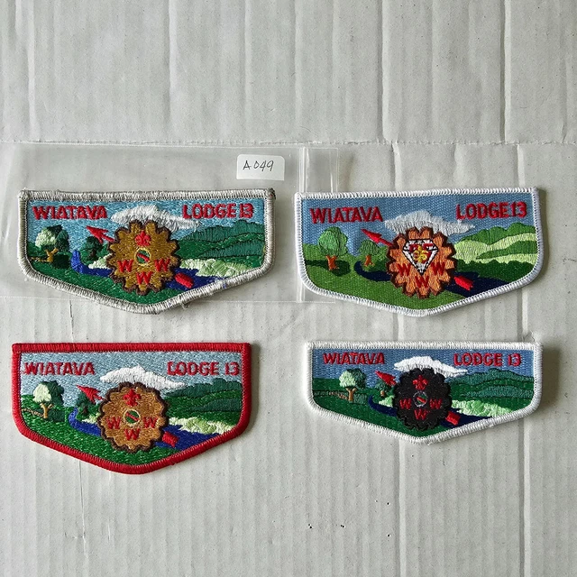 WIATAVA LODGE 13 - ORANGE COUNTY COUNCIL, CA 4 pc REGULAR ISSUE