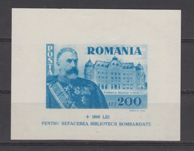 Rumänien MiNr. Block 26 Stiftung König Karl I o.G. (*)
