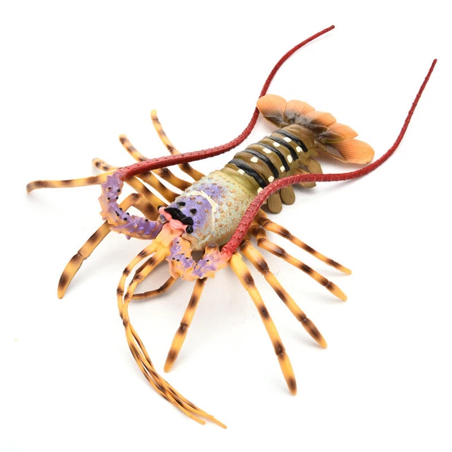 Ocean Life 11.8" Large Realistic Plastic Sea Toy Lobster Model Food Party Decor